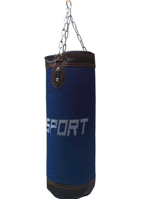 Saco De Boxeo Sport Azul 60Cm + Cadena De Sujeción - Imagen 1