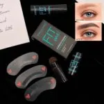 Set x2 Sello Para Cejas Fit Me con aplicador y molde para cejas, resultado natural.