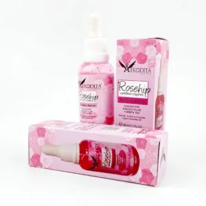 Set x2 Serum de Rosas Afrodita Rosehip Moisture Serum con Kakadu Plum y Green Tea.