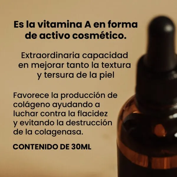 Serum Retinol Afrodita 0.5%: vitamina A que mejora textura y colágeno.