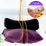 Set de 60 pinzas para colgar ropa y cuerda tendedero, con detalle de pinza resistente.