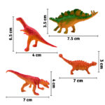 Set X8 Figuras Dinosaurios Juguete Didáctico Colección Niños - Imagen 4