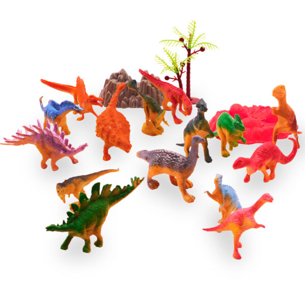 Set X8 Figuras Dinosaurios Juguete Didáctico Colección Niños - Imagen 2