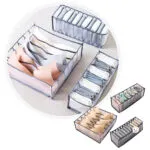 Set x3 organizadores de cajones para ropa interior, brasieres y medias, manteniendo tu armario ordenado.