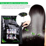 Set x10 Shampoo Black Hair Cubre Canas Sobres Tinte Negro - Imagen 8