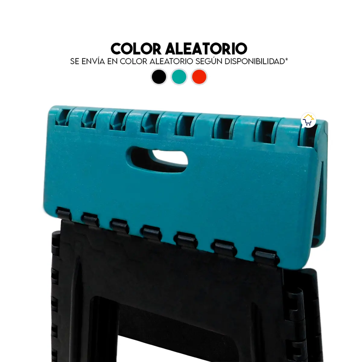 Silla plegable azul y negra, portátil, ideal para camping, soporta 150 kg.