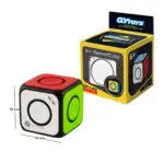 Cubo Rubik 02 Qytoys spinner con medidas 53mm, caja de exhibición.