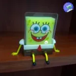 Porta esponja de cocina Bob Esponja escurridor para grifo, con diseño divertido.