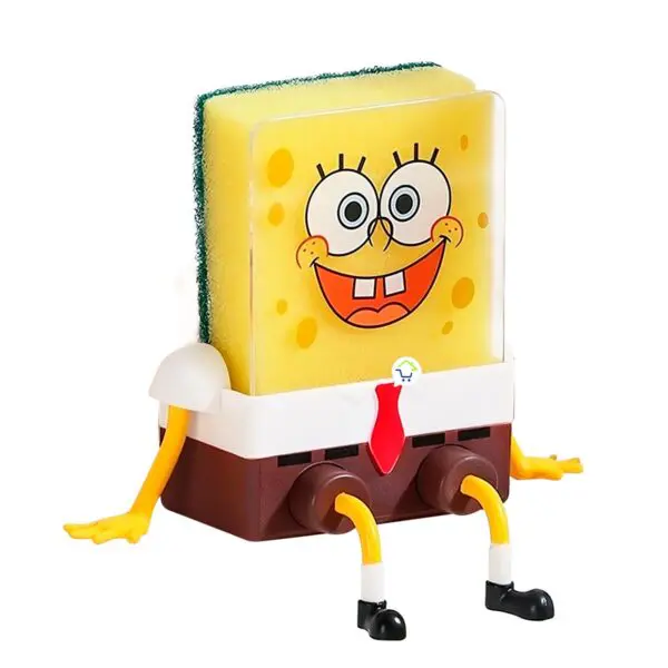 Soporte Porta Esponja Cocina Bob Esponja Escurridor Grifo