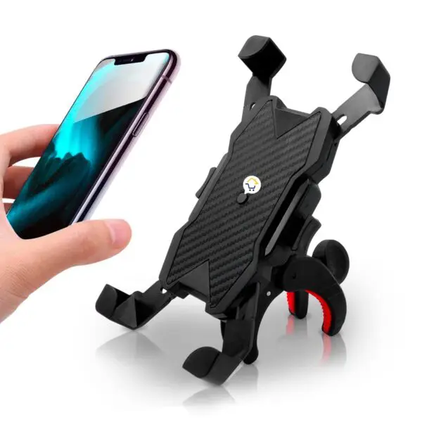Soporte universal 360 para celular en bicicleta o moto.