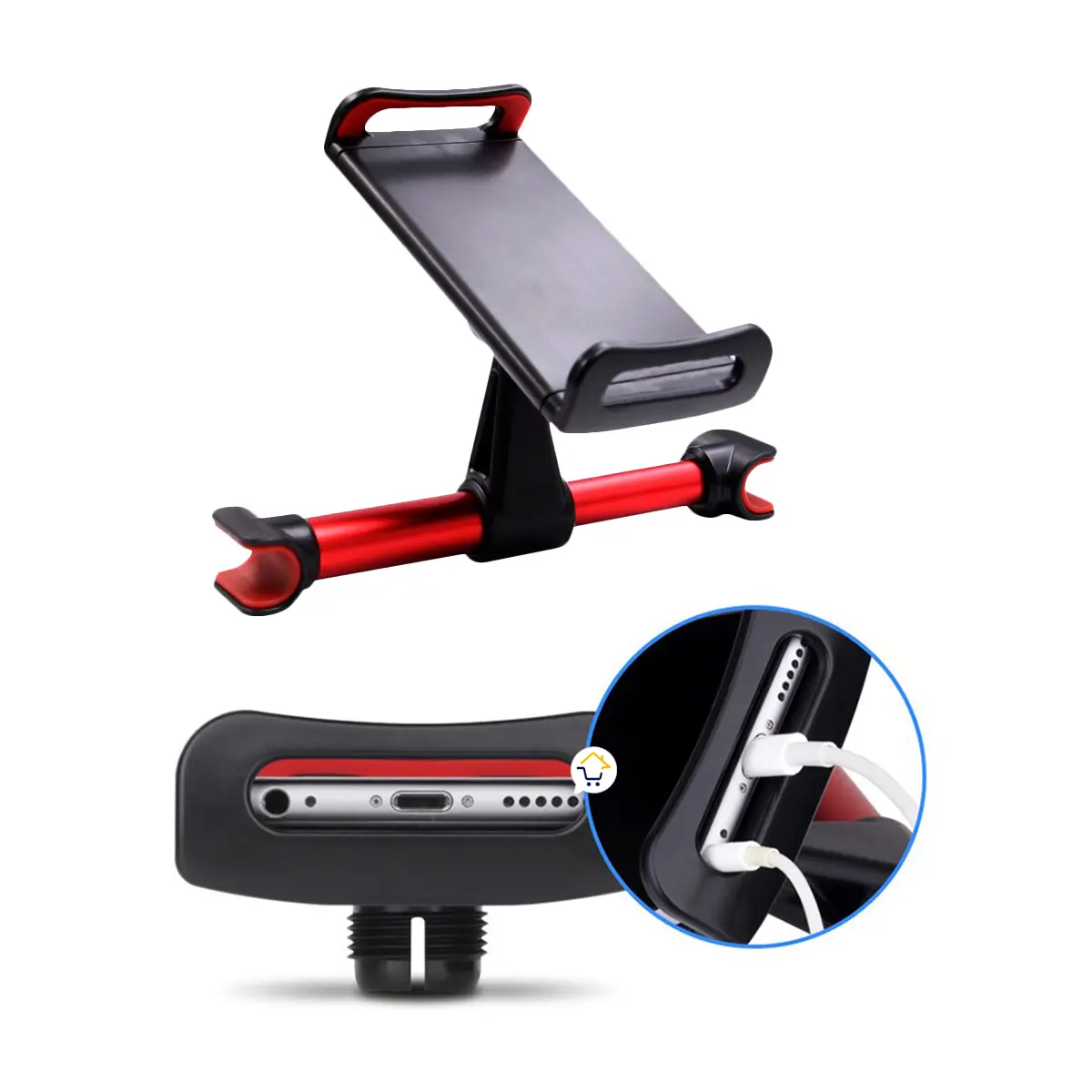 Soporte para celular universal de asiento trasero de auto.
