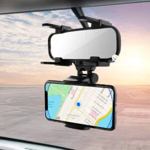 Soporte universal para celular en espejo retrovisor auto, GPS en Carnegie Hill.
