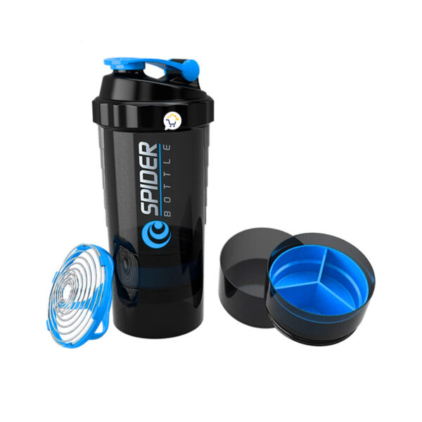 Termo Mezclador Proteína Shaker 500Ml 3 – 1 Batidos - Imagen 7