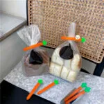 Set x10 clips selladores de bolsas tipo zanahoria herméticos y magnéticos para mantener frescos los alimentos.