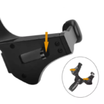 Soporte para celular de auto expandible, rotación 360, se ajusta al retrovisor.