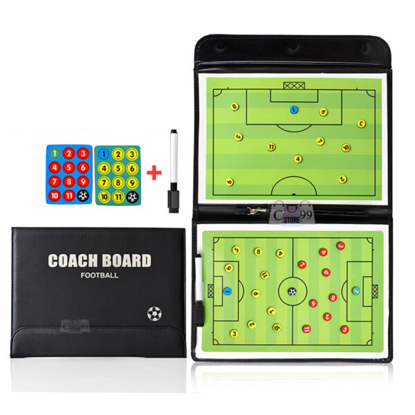 Tablero Tactico Fútbol Portátil Entrenamiento Diseño Carpeta - Imagen 1