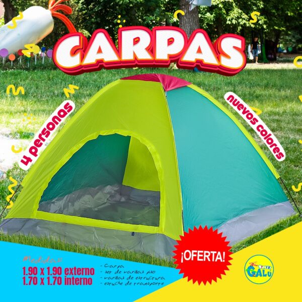 Carpa Camping (4-5 Personas) - Imagen 3