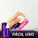 Espuma Morada Purple Smile 70 ml: Aplica fácilmente espuma correctora de color en tu cepillo de dientes.