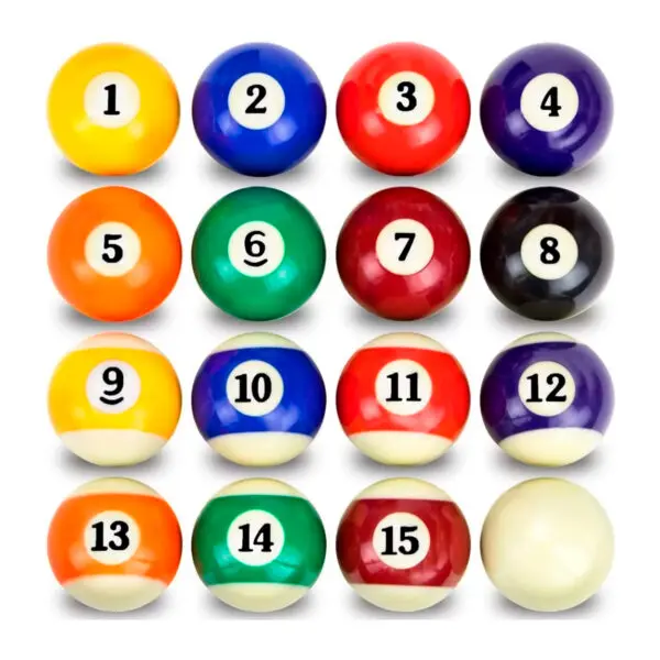 Set Juego x16 Bolas De Billar Pool Standard Billarpool