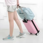 Maleta plegable de viaje impermeable, bolso de mano compacto y ligero, perfecto para llevar equipaje de mano.