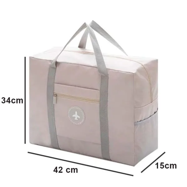 Maleta plegable de viaje impermeable, bolso de mano compacto y ligero, 34x42x15cm