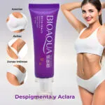 Crema despigmentante Bioaqua para areolas, axilas y zonas íntimas.