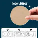 Cubre pezones de fibra de madera, discretos y cómodos, ideales para realzar la forma del busto.