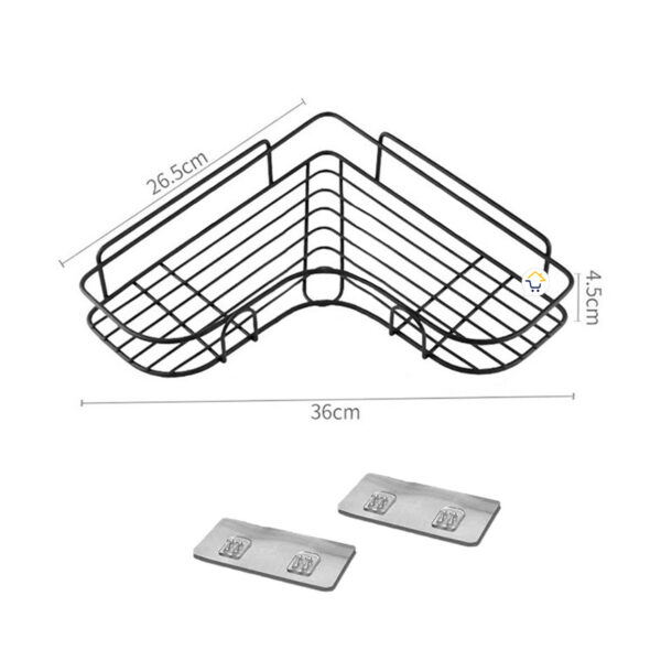 Estante Organizador Pared Adhesivo Baño Cocina - Imagen 4