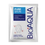 Combo Anti Acné Bioaqua: Jabón, sérum, crema y mascarilla facial para pieles con impurezas.