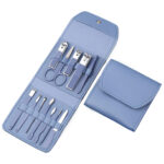 Kit Manicure Pedicure X12 Piezas Cortauñas Portatil Viajero - Imagen 7