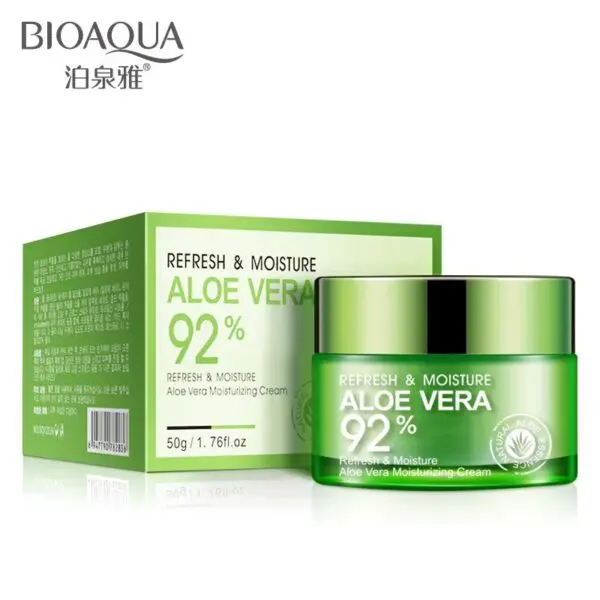Duo Aloe Vera Bioaqua, crema refrescante e hidratante con 92% de aloe vera.