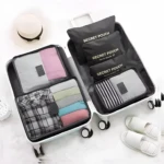 Organizador de maleta X6: Bolsos para viaje con ropa y accesorios, ideal para empacar.