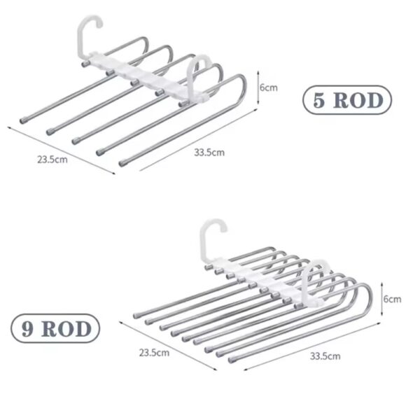 Perchero Para Pantalones Y Otras Prenda 5 Ganchos Giratorio - Imagen 5