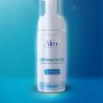 Espuma facial limpiadora Alma con extracto de avena y ácido hialurónico, 150 ml.