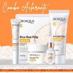 Combo De Arroz x5 Bioaqua Original (jabón+contorno+serum+crema+mascarilla) - Imagen 1