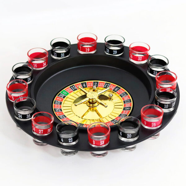 Juego Ruleta  De Tragos Shots Licor con 16 Copas - Imagen 6