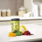 Picador de verduras en espiral 3 en 1 con rallador y espiralizador, corta calabacín, zanahoria y remolacha.