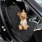 Forro Protector Asiento Silla Carro Mascota Negro Delantera - Imagen 1