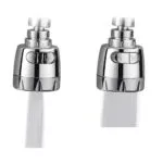 Set x2 grifo cocina con rociador giratorio 360°: ahorro de agua y 3 modos de chorro.