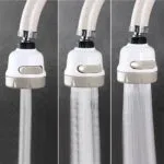 Set x2 grifo aireador giratorio 360° de agua, con diferentes modos de chorro.