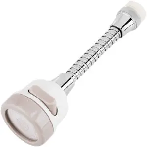 Grifo giratorio 360 para lavaplatos con extensor flexible, ducha de cocina que ahorra agua.