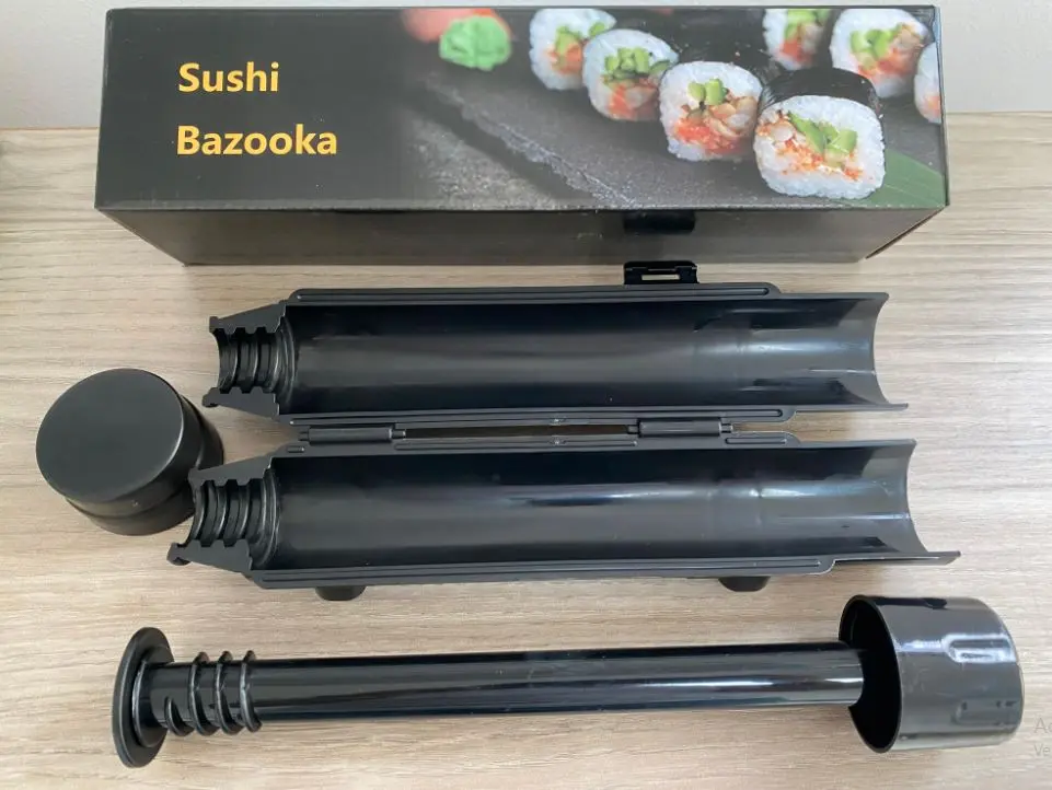 Set x2 máquina para hacer sushi y moldear rollos.