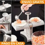 Máquina para hacer empanadas y dumplings: Molde de prensa fácil de usar con relleno.