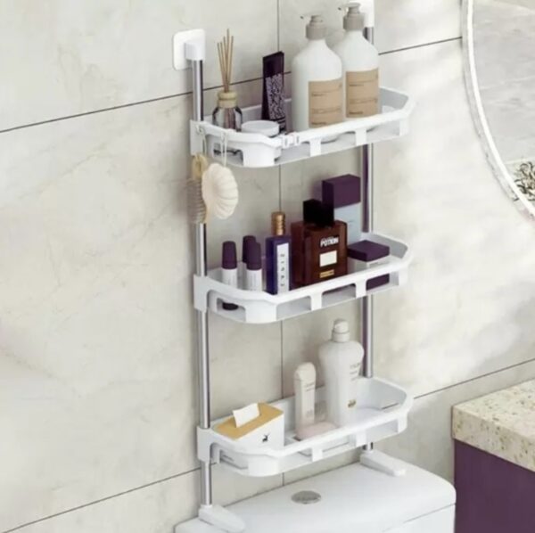 Organizador Multiusos 3 Niveles Baño Cocina Estante Portatil - Imagen 6