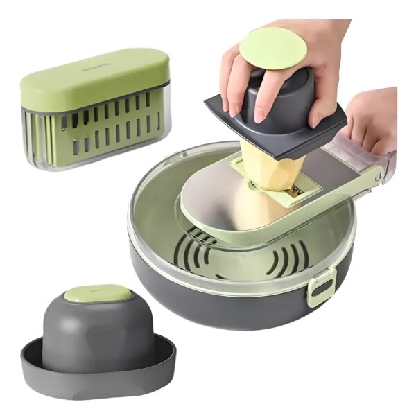 Picador de Verduras Multifuncional con 8 Cuchillas - Imagen 4