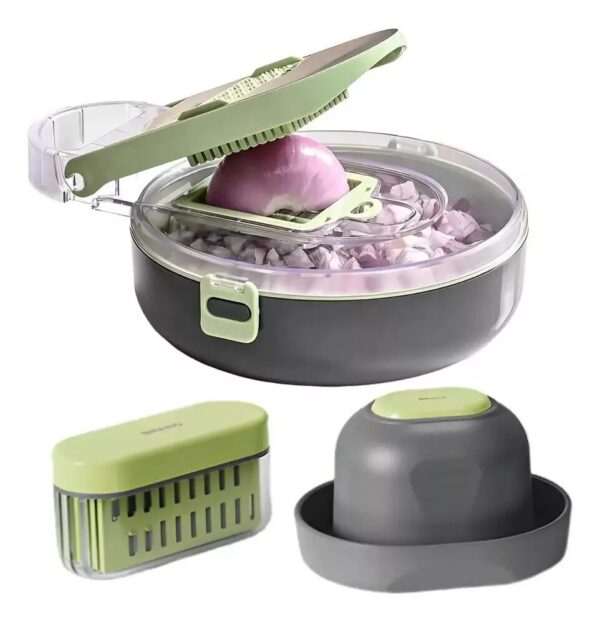 Picador de Verduras Multifuncional con 8 Cuchillas - Imagen 1