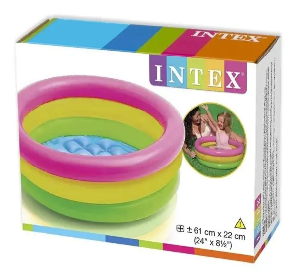 Piscina Inflable Intex 57107 Redonda Multicolor 33L