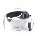 Rallador y picador 9 en 1 multifuncional para verduras, con cortador y escurridor.