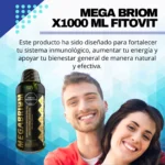 MegaBriom 1000ml Fitovit: refuerza tu sistema inmune con ingredientes naturales, aumenta tu energía y bienestar.