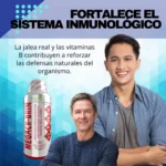 Mega CR-Brin con borojo, chontaduro, maca y jalea real fortalece el sistema inmunológico.